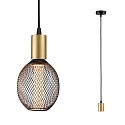 Paulmann pendant luminaire RAVI IP44 adjustable E27 IP44, gold, black
