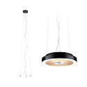 pendant suspension VOLEA 3-fold, adjustable, black, silver
