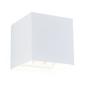 battery wall luminaire NYARA UP&DOWN square IP44, white 
