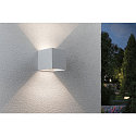Paulmann battery wall luminaire NYARA UP&DOWN square IP44, white 
