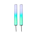 Paulmann light bar set of 2, RGB IP20, black dimmable
