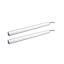 Paulmann light bar set of 2, RGB IP20, black dimmable