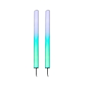 Paulmann light bar set of 2, RGB IP20, black dimmable