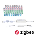 Paulmann light strip system MAXLED 500 ZIGBEE RGBW PROTECT COVER set of 1, RGBW, ZigBee controllable silver
