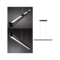 Paulmann Lento LED Pendant luminaire black dimmable, 40W 2700K
