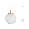 Paulmann Paulmann Neordic Menja Pendant luminaire E27, max. 20W white/brass brushed
