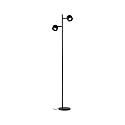 floor lamp PURIC PANE LED 2-fold, ZigBee controllable LED, grey, black dimmable