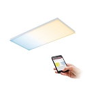 LED Panel VELORA ZigBee TW surfaced mounting, 59.5cm, 230V, 15.5W 2700-6500K 1600lm, dimmable, white matt