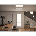 Paulmann LED Panel VELORA ZigBee TW surfaced mounting, 59.5cm, 230V, 15.5W 2700-6500K 1600lm, dimmable, white matt