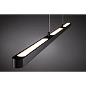 pendant luminaire LENTO ZigBee controllable IP20, black matt dimmable