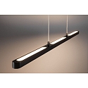 pendant luminaire LENTO ZigBee controllable IP20, black matt dimmable