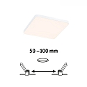 Paulmann recessed luminaire VARIFIT VENULA EDGE IP44, white  8,5W 650 | 1000lm 3000K CRI >80