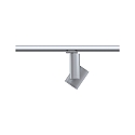 Paulmann track spot PRORAIL3 ZEUZ LED adjustable IP20, silver dimmable