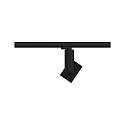 Paulmann track spot PRORAIL3 ZEUZ LED adjustable IP20, black dimmable