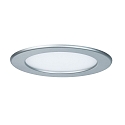Paulmann LED Recessed luminaire QUALITY PREMIUM PANEL LED, round, IP44, 1x12W, 4000K, 230V, 170mm, chrome matt