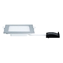 Paulmann LED Recessed luminaire QUALITY PREMIUM PANEL LED, square, IP44, 1x12W, 4000K, 230V, 165x165mm, chrome matt