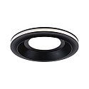 recessed luminaire SORMUS round, set of 1 IP65, black matt  6,5W 560lm 3000K 100� 100� CRI >80