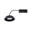 Paulmann recessed luminaire SORMUS round, set of 1 IP65, black matt  6,5W 560lm 3000K 100� 100� CRI >80