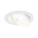 Paulmann spot AUMUS round, set of 1 IP20, white matt dimmable
