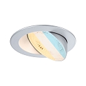 spot AUMUS round, set of 1 IP20, chrome matt dimmable