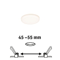 Paulmann LED panel VELUNA VARIFIT LED round, adjustable, 6W 360lm 3000K CRI >80