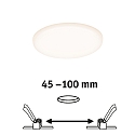 Paulmann LED panel VELUNA VARIFIT LED round, adjustable, 10W 700lm 3000K CRI >80