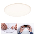 Paulmann LED panel VELUNA VARIFIT LED round, adjustable, 19W 1400lm 3000K CRI >80
