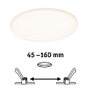 Paulmann LED panel VELUNA VARIFIT LED round, adjustable, 19W 1400lm 3000K CRI >80