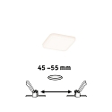 Paulmann LED panel VELUNA VARIFIT LED round, adjustable, 6W 360lm 3000K CRI >80