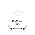 Paulmann LED panel VELUNA VARIFIT LED round, adjustable, 6W 400lm 4000K CRI >80