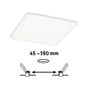 Paulmann LED panel VELUNA VARIFIT LED round, adjustable, 20W 1500lm 4000K CRI >80