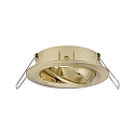 Paulmann Set of 3 Recessed luminaire CHOOSE, swivelling, IP23, 230V, max. 3x 10W �5.1cm, brass brushed