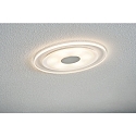 Paulmann LED Recessed luminaire PREMIUM LINE WHIRL LED, round, 3x6W, 18VA, 150mm, turned aluminum/satined