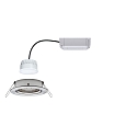 Paulmann recessed luminaire NOVA PLUS COIN LED round, swivelling, RGBW, ZigBee controllable IP23, brushed iron dimmable 2