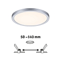 LED Recessed Panel AERO VariFit Zigbee TW, round, IP44, �17.5cm, 15W Tuneable White, chrome matt