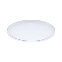 Paulmann LED Recessed Panel AERO VariFit DIM, round, IP44, � 23cm, 18W 3000K, 3-step dimmable, white