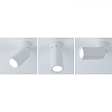 Paulmann ceiling luminaire TURNAL COIN, white matt dimmable