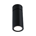 Paulmann ceiling luminaire TURNAL COIN, black matt dimmable
