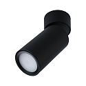 Paulmann ceiling luminaire TURNAL COIN, black matt dimmable
