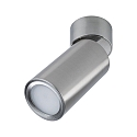 Paulmann ceiling luminaire TURNAL COIN, brushed iron dimmable