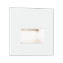 recessed luminaire EDGE, white matt 1,2W 50 | 100lm 2700K 100� 100�