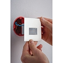 recessed luminaire EDGE, white matt 1,2W 50 | 100lm 2700K 100� 100�