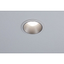 Paulmann Recessed spot LED COLE IP44, fixed, incl. LED COIN Module, 230V, 6.5W 2700K460lm 100�, 3-step dimmable, white / silver