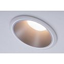 Paulmann Recessed spot LED COLE IP44, fixed, incl. LED COIN Module, 230V, 6.5W 2700K460lm 100�, 3-step dimmable, white / silver