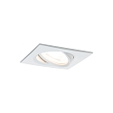 Paulmann recessed luminaire NOVA LED square, swivelling, set of 3 GU10 IP23, white matt  19,5W 460lm 2700K 38� 38� CRI >80