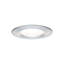Paulmann recessed luminaire NOVA LED round, rigid, set of 3 GU10 IP44, aluminium  460lm 2700K 38� 38� CRI >80