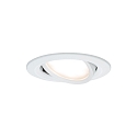 Paulmann recessed luminaire NOVA COIN LED round, swivelling, set of 3 IP23, white matt  19,5W 460lm 2700K 100� 100� CRI >80