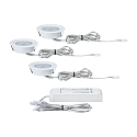 LED Furniture recessed luminaire SET LED, 3x4,5W, 12VA, 230V/350mA, 65mm, white