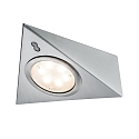 Paulmann LED Furniture luminaire PIR LED Under Cabinet luminaire, set of 3, 3x2,8W, 12VA, 230V/12V, brushed iron