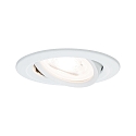 Paulmann Recessed luminaire Nova, IP23, round, set of 1, excl. lamp, max. 35W, GU10, white